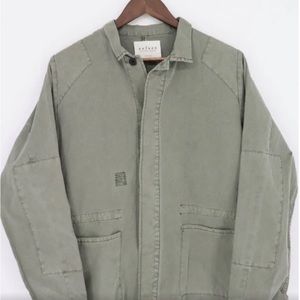 NWT velvet by Graham & Spencer Amber army button pocket jacket